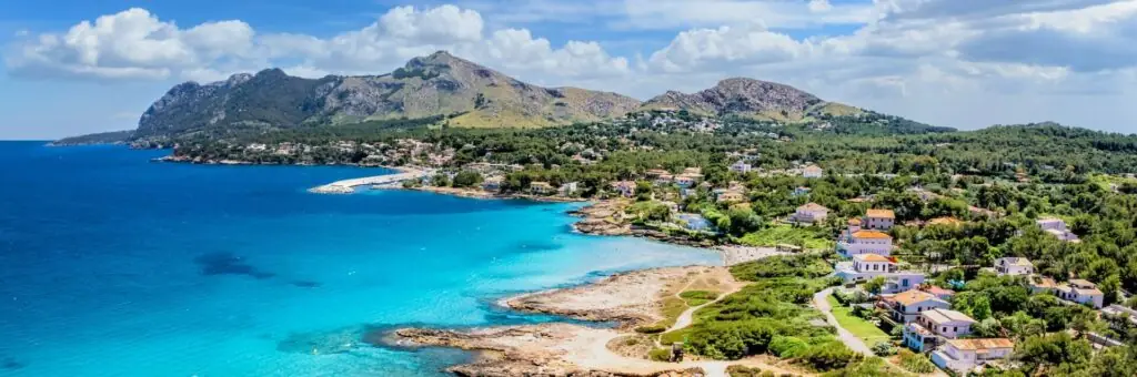 Vista aérea de la playa de Sant Pere, en Alcúdia