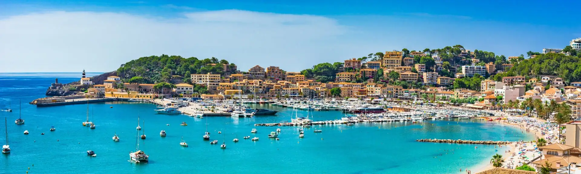 Spain, Mediterranean coast, bay of Port de Sóller, Mallorca