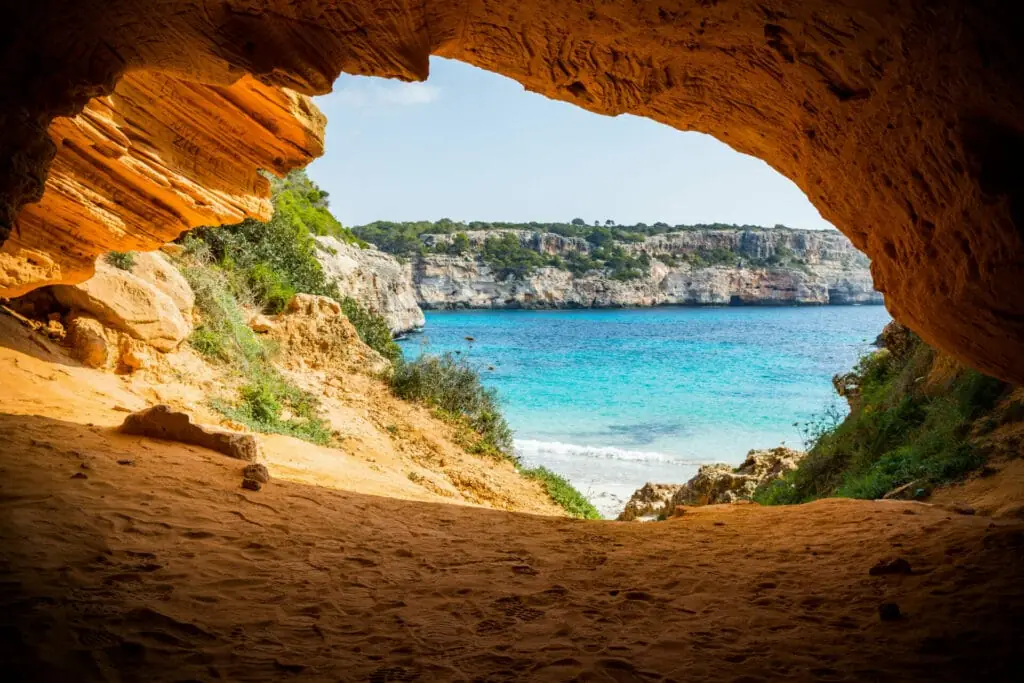 Caló des Moro in der Nähe von Santanyi auf Mallorca