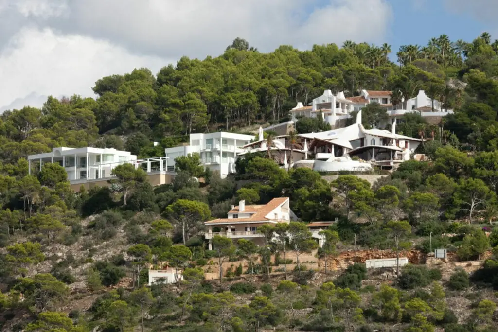 Villas in the hills above Port d’Andratx